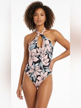 Aeropostale Floral Halter Body Suit XS​